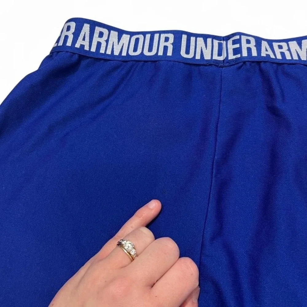 Under Armour Royal Blue White Shorts Women's Small Activewear‎ Fitness